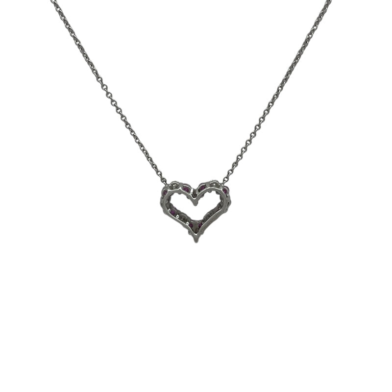 ティファニー TIFFANY＆CO センチメンタル ハートネックレス ミニ プラチナ Pt950 ジュエリー