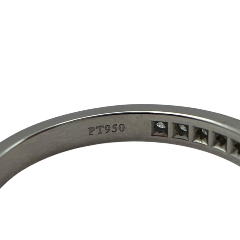 ティファニー TIFFANY＆CO ハーフエタニティリング プラチナ Pt950 ダイヤモンド ジュエリー