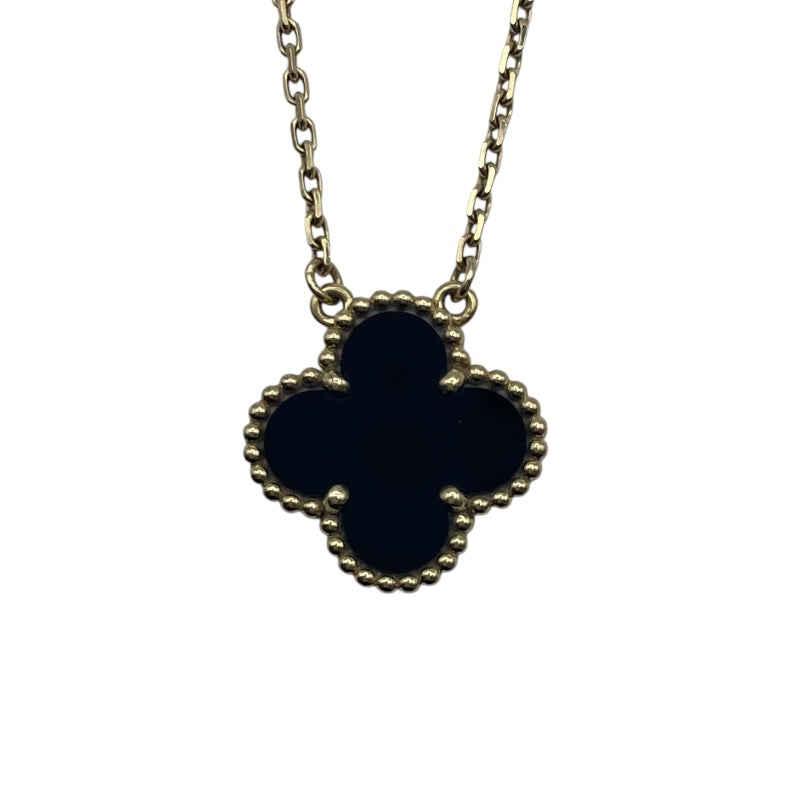 ヴァンクリーフ＆アーペル Van Cleef & Arpels ヴィンテージアルハンブラネックレス ゴールド Au750 ジュエリー