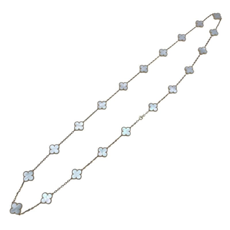 ヴァンクリーフ＆アーペル Van Cleef & Arpels ヴィンテージアルハンブラロングネックレス ゴールド Au750 ジュエリー