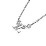 ルイ・ヴィトン LOUIS VUITTON イディール ブロッサム LV ネックレス ホワイトゴールド Au750 ダイヤモンド ジュエリー