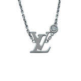 ルイ・ヴィトン LOUIS VUITTON イディール ブロッサム LV ネックレス ホワイトゴールド Au750 ダイヤモンド ジュエリー