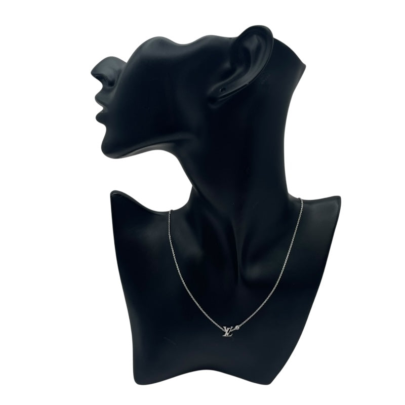 ルイ・ヴィトン LOUIS VUITTON イディール ブロッサム LV ネックレス ホワイトゴールド Au750 ダイヤモンド ジュエリー