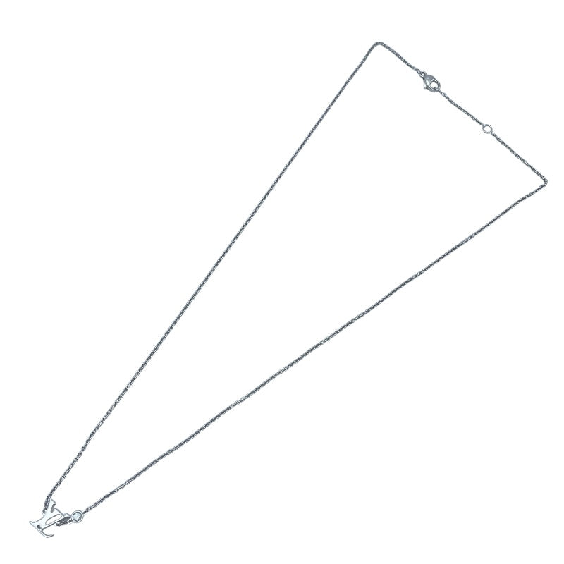 ルイ・ヴィトン LOUIS VUITTON イディール ブロッサム LV ネックレス ホワイトゴールド Au750 ダイヤモンド ジュエリー