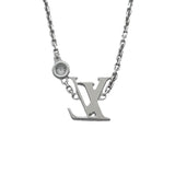 ルイ・ヴィトン LOUIS VUITTON イディール ブロッサム LV ネックレス ホワイトゴールド Au750 ダイヤモンド ジュエリー