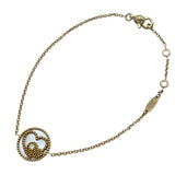 クリスチャン・ディオール Christian Dior ローズデヴァンハートブレス ゴールド Au750 マザー オブ パール ジュエリー