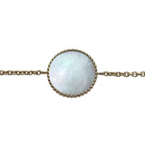 クリスチャン・ディオール Christian Dior ローズデヴァンハートブレス ゴールド Au750 マザー オブ パール ジュエリー