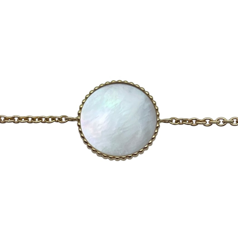 クリスチャン・ディオール Christian Dior ローズデヴァンハートブレス ゴールド Au750 マザー オブ パール ジュエリー