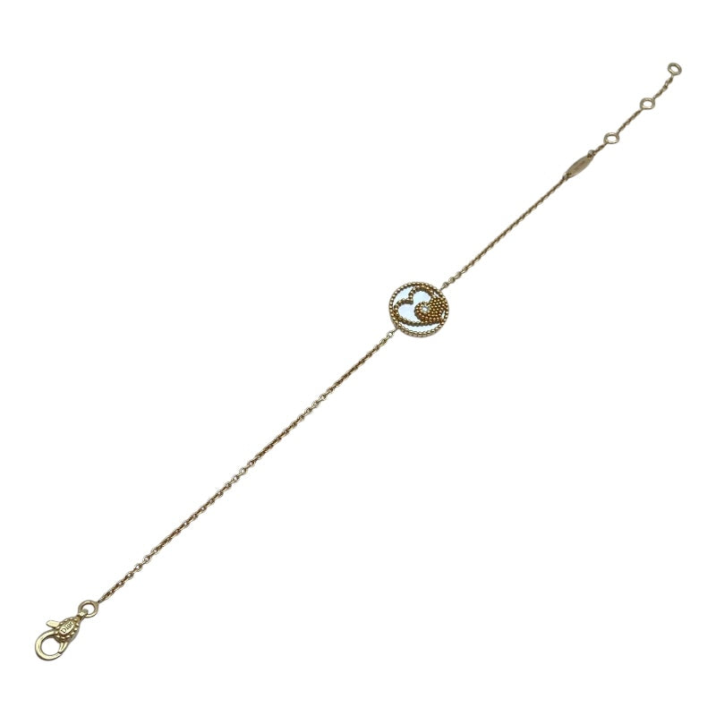 クリスチャン・ディオール Christian Dior ローズデヴァンハートブレス ゴールド Au750 マザー オブ パール ジュエリー