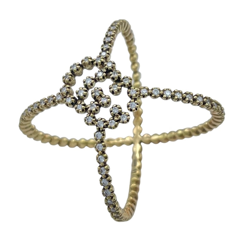 グッチ GUCCI GGランニングリング ゴールド Au750 ダイヤモンド ジュエリー