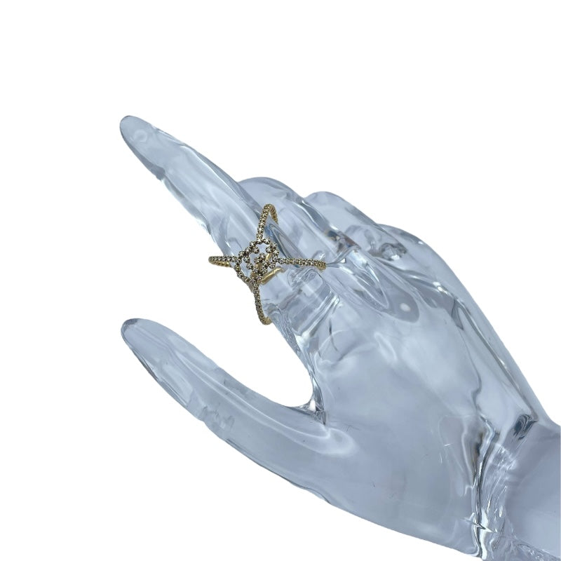 グッチ GUCCI GGランニングリング ゴールド Au750 ダイヤモンド ジュエリー