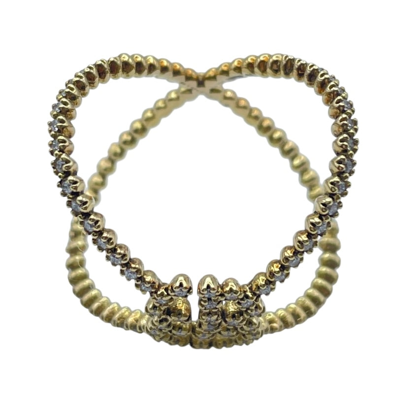 グッチ GUCCI GGランニングリング ゴールド Au750 ダイヤモンド ジュエリー