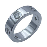 カルティエ Cartier ラブリングハーフダイヤ(3P) ホワイトゴールド 750 ジュエリー