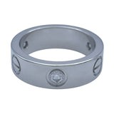 カルティエ Cartier ラブリングハーフダイヤ(3P) ホワイトゴールド 750 ジュエリー