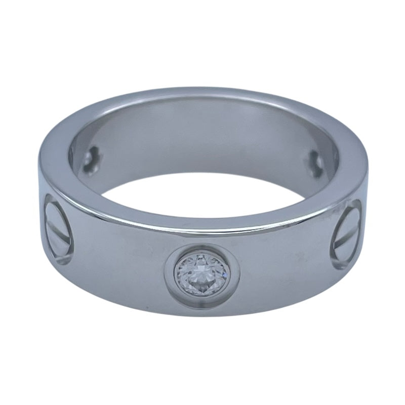 カルティエ Cartier ラブリングハーフダイヤ(3P) ホワイトゴールド 750 ジュエリー