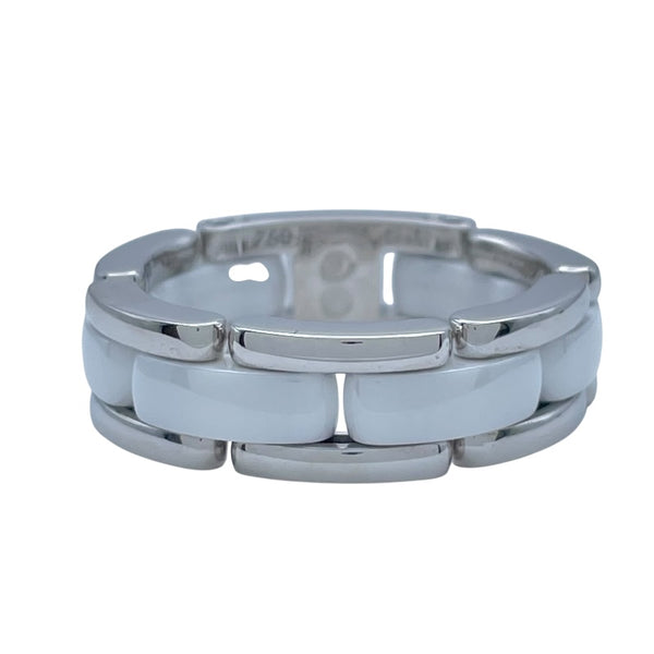 シャネル CHANEL ウルトラリングミディアム ホワイトゴールド 750