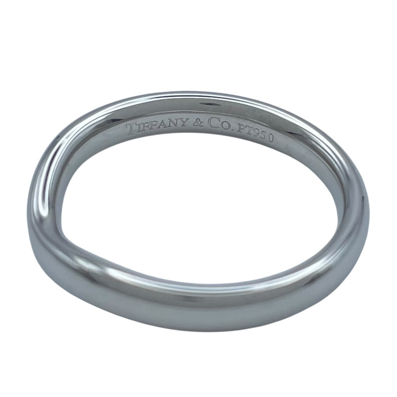 ティファニー TIFFANY＆CO カーブドバンドリング プラチナ Pt950 ジュエリー