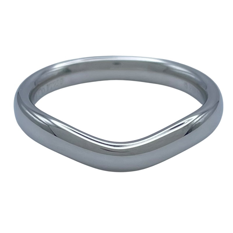 ティファニー TIFFANY＆CO カーブドバンドリング プラチナ Pt950 ジュエリー