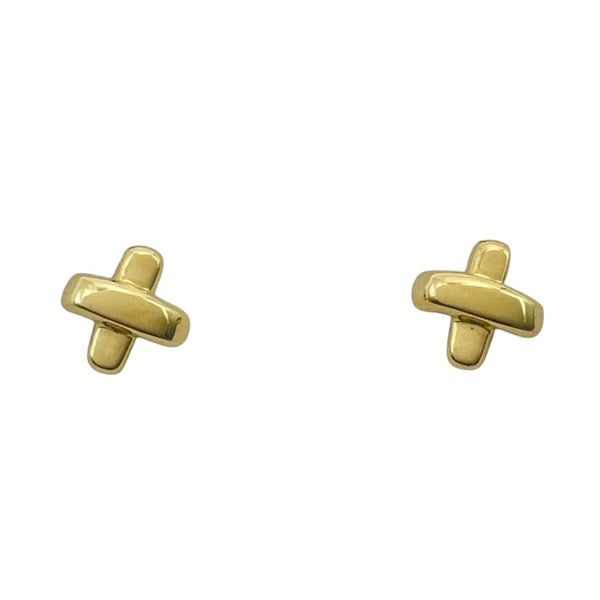 ティファニー TIFFANY＆CO クロスステッチピアス ゴールド 750 ジュエリー