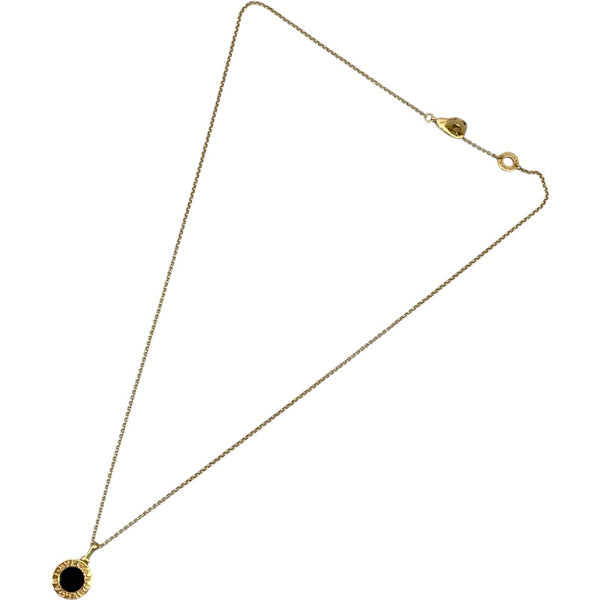 ブルガリ BVLGARI ブルガリブルガリ ネックレス K18YG オニキス ジュエリー