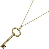 ティファニー TIFFANY＆CO ツイスト オーバルキーネックレス K18YG ジュエリー