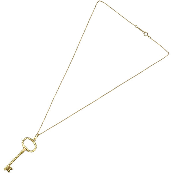 ティファニー TIFFANY＆CO ツイスト オーバルキーネックレス K18YG ジュエリー