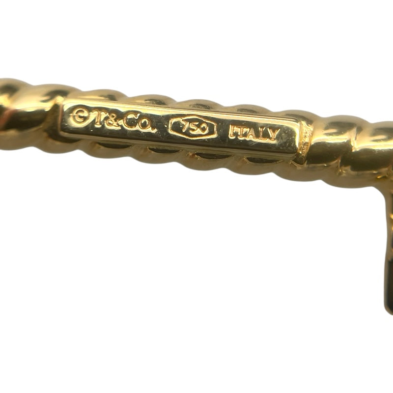 ティファニー TIFFANY＆CO ツイスト オーバルキーネックレス K18YG ジュエリー