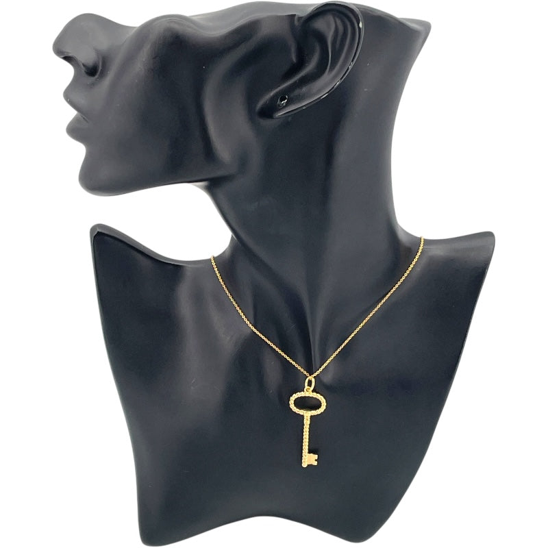 ティファニー TIFFANY＆CO ツイスト オーバルキーネックレス K18YG ジュエリー