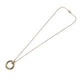 カルティエ Cartier トリニティ ダイヤ ネックレス K18YG/K18WG/K18PG ダイヤモンド ジュエリー