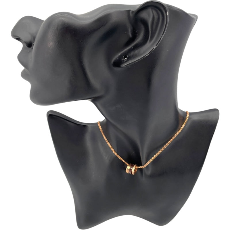 カルティエ Cartier ラブスリーフープ ダイヤネックレス K18PG セラミック ダイヤモンド ジュエリー