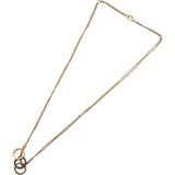 カルティエ Cartier ラブスリーフープ ダイヤネックレス K18PG セラミック ダイヤモンド ジュエリー