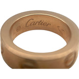 カルティエ Cartier ラブスリーフープ ダイヤネックレス K18PG セラミック ダイヤモンド ジュエリー