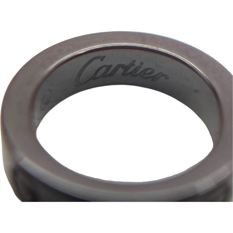 カルティエ Cartier ラブスリーフープ ダイヤネックレス K18PG セラミック ダイヤモンド ジュエリー