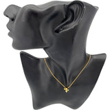 ティファニー TIFFANY＆CO クロスネックレス K18YG ジュエリー