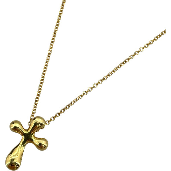 ティファニー TIFFANY＆CO クロスネックレス K18YG ジュエリー