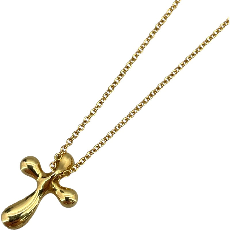 ティファニー TIFFANY＆CO クロスネックレス K18YG ジュエリー