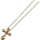 ティファニー TIFFANY＆CO クロスネックレス K18YG ジュエリー