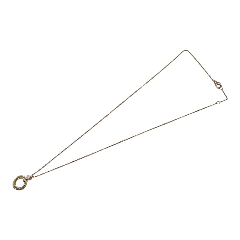 カルティエ Cartier トリニティ ネックレス K18YG/K18WG/K18PG ダイヤモンド ジュエリー