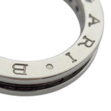 ブルガリ BVLGARI ビーゼロワンリング1バンド(XS) ホワイトゴールド 750 ガーネット ジュエリー