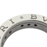 ブルガリ BVLGARI ビーゼロワンリング1バンド(XS) ホワイトゴールド 750 ガーネット ジュエリー