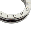ブルガリ BVLGARI ビーゼロワンリング1バンド(XS) ホワイトゴールド 750 ガーネット ジュエリー