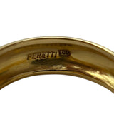 ティファニー TIFFANY＆CO カーブド ハートリング 11.5号 K18YG ジュエリー