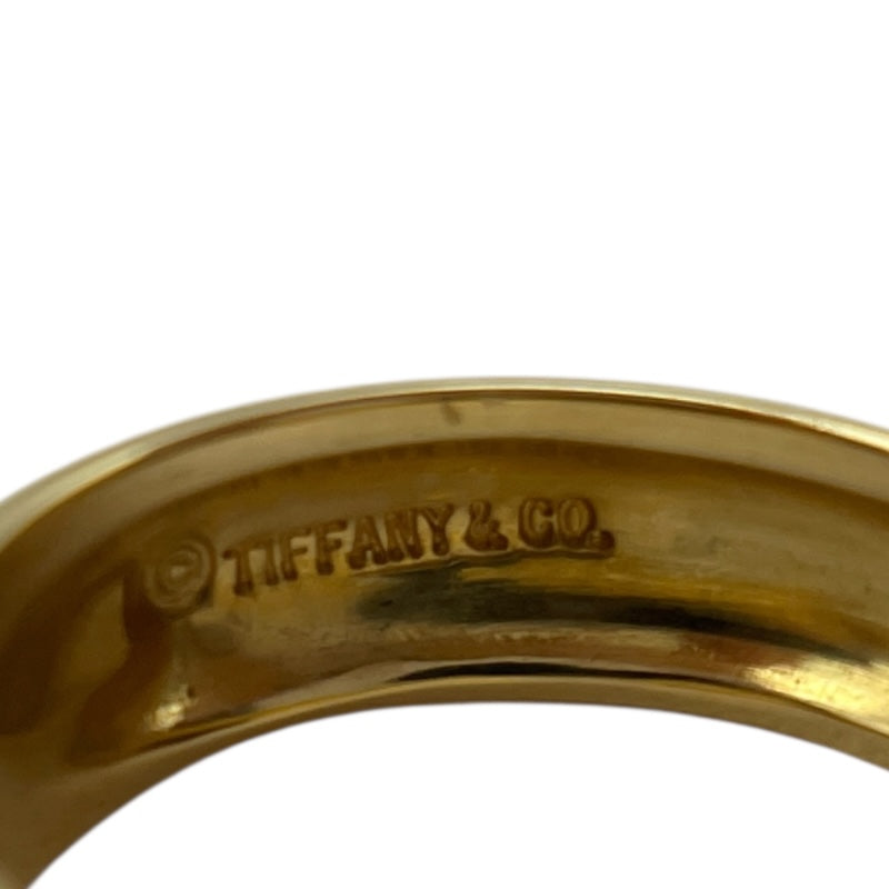 ティファニー TIFFANY＆CO カーブド ハートリング 11.5号 K18YG ジュエリー