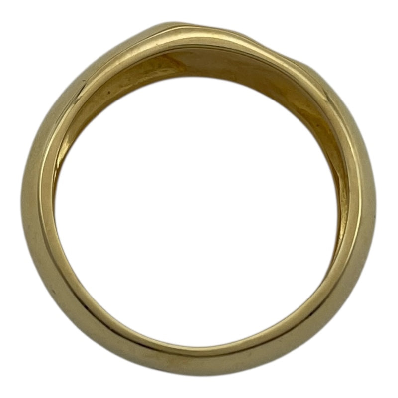 ティファニー TIFFANY＆CO カーブド ハートリング 11.5号 K18YG ジュエリー