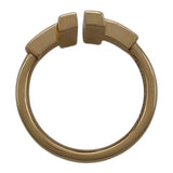 ティファニー TIFFANY＆CO Tワイヤー リング 約9号 K18PG オニキス ジュエリー