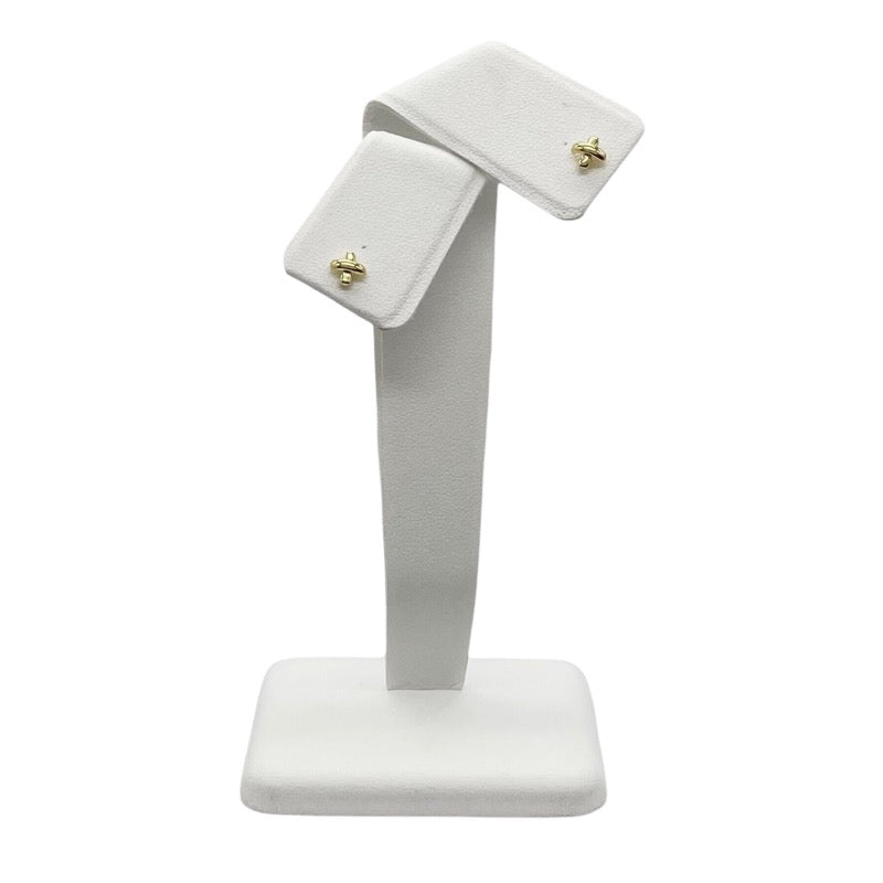 ティファニー TIFFANY＆CO クロスステッチピアス K18YG ジュエリー