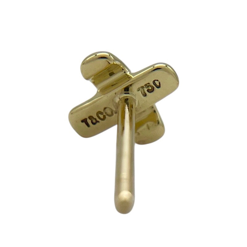 ティファニー TIFFANY＆CO クロスステッチピアス K18YG ジュエリー