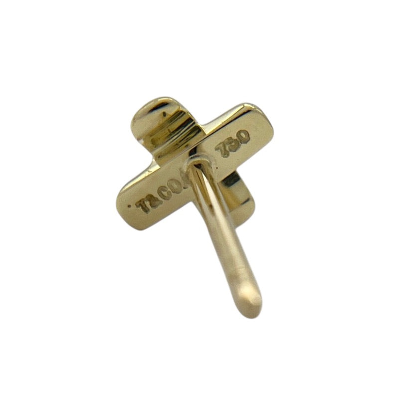 ティファニー TIFFANY＆CO クロスステッチピアス K18YG ジュエリー