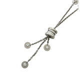 ブルガリ BVLGARI ビーゼロワン エレメントネックレス ホワイトゴールド Au750 ダイヤモンド ジュエリー