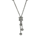 ブルガリ BVLGARI ビーゼロワン エレメントネックレス ホワイトゴールド Au750 ダイヤモンド ジュエリー